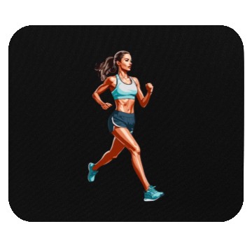 Discover workout running women Mouse Pads