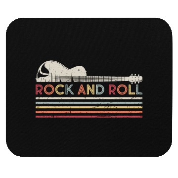 Discover Rock And Roll Vintage Guitar Mouse Pads