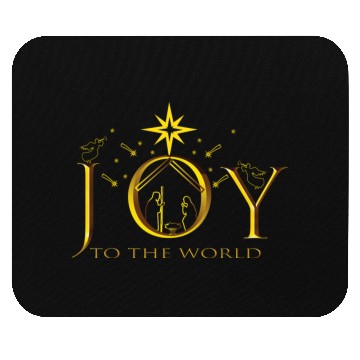 Discover Joy to the world Mouse Pads