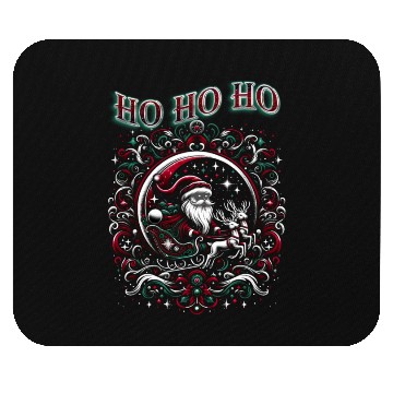 Discover HO HO HO Santa's Magic Ride Mouse Pads