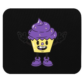 Discover purple ice cream cup design Mouse Pads