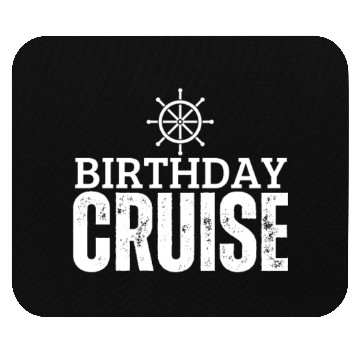 Discover Birthday Cruise Ship Cruise Mouse Pads