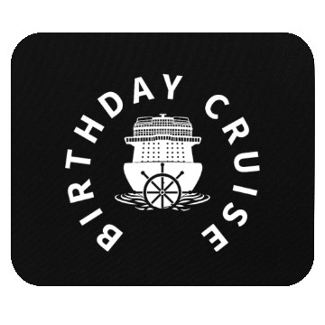 Discover Birthday Cruise Ship Cruise Mouse Pads