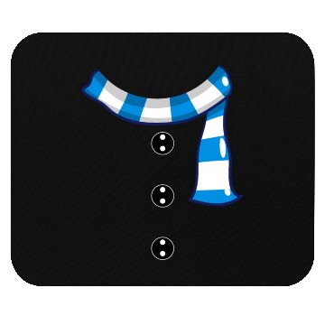 Discover Snowman Scarf and Buttons Snowman Costume Mouse Pads