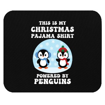Discover Christmas pajama Mouse Pads powered by Penguins