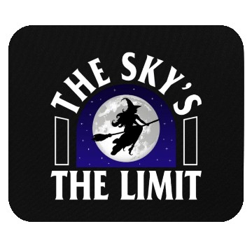 Discover Witch Mouse Pads, The Sky's The Limit Mouse Pads, Positive