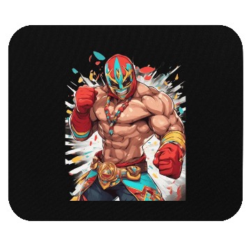 Discover Mexican Wrestler Mouse Pads