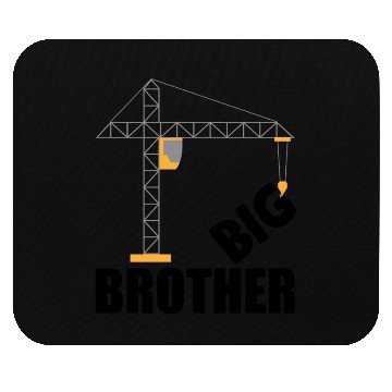 Discover Big Brother Crane, Construction Worker Mouse Pads