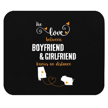 Discover Love Between BF And GF Albm To Wisconsin Gift Mouse Pads