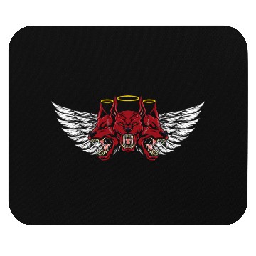 Discover Three Headed Devil Hound Mouse Pads