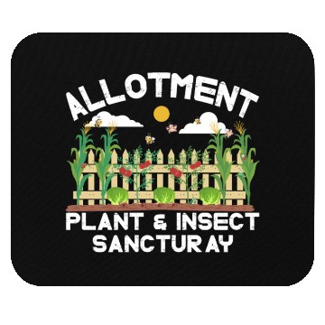 Discover Alotment plant& insect sanctuary Mouse Pads