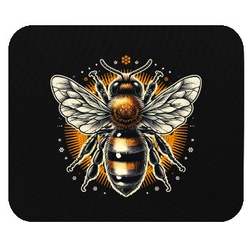 Discover Bee Lover's Delight Positivity-Infused Gift Bee Mouse Pads