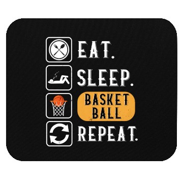 Discover Eat Sleep Baetball Repeat Baetball Mouse Pads