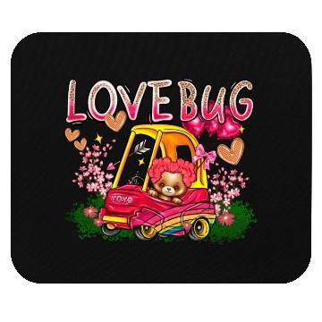 Discover Love Bug Mouse Pads