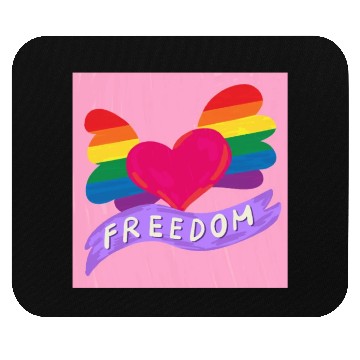 Discover Love Freedom Mouse Pads