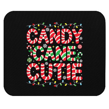 Discover Funny Christmas Candy Cane Lover Crew Xmas Candy Mouse Pads