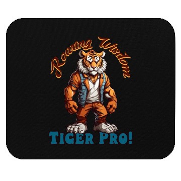 Discover tiger mascot expert Mouse Pads design