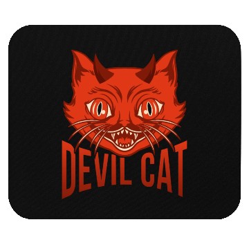 Discover Devil Cat Mouse Pads