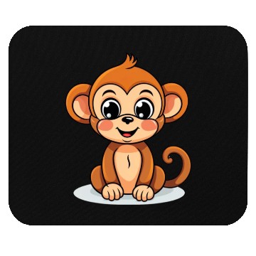 Discover Cute Monkey for Kids for a Kid Mouse Pads