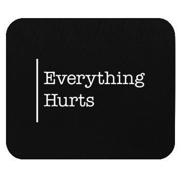 Discover Gym Mouse Pads, Everything Hurts Mouse Pads, Gift For Workout