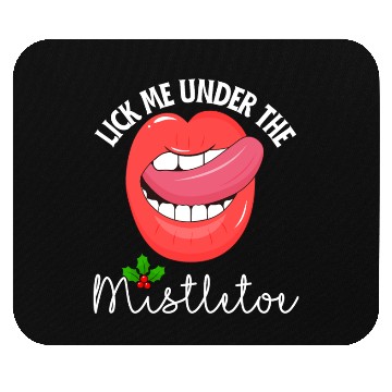 Discover Lick me under the mistletoe ugly Christmas sweater Mouse Pads