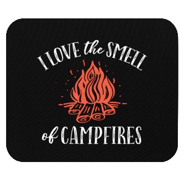 Discover Campfire Camg Hiking Camper Mouse Pads