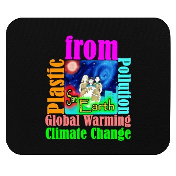 Discover Save Earth Mouse Pads
