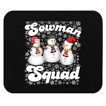 Discover Snowmen Sowman Squad Friends X-Mas Snow Lover Mouse Pads