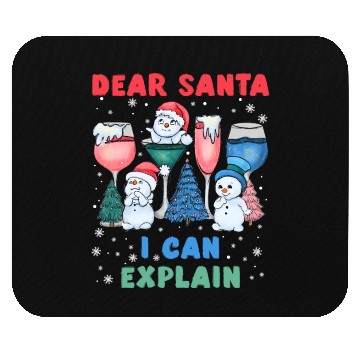 Discover Schneemann Dear Santa I can Explain Funny Mouse Pads