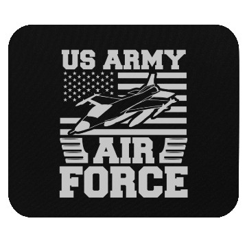 Discover US Flag Airplane Patriotic American Pilot Mouse Pads