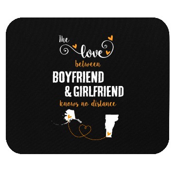 Discover Love Between BF And GF Alaska To Vermont Gift Mouse Pads
