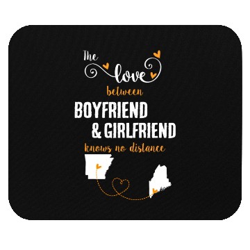 Discover Love Between BF And GF Arkansas To Maine Gift Mouse Pads