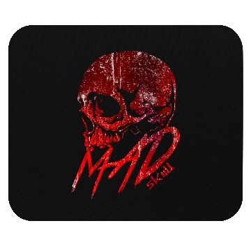Discover Red Skull with Lightning Graffiti Mouse Pads