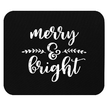 Discover Merry And Bright Meme Funny Christmas Vintage Mouse Pads