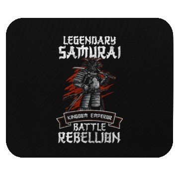 Discover Japan Manga Sword Fighting Mouse Pads