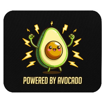 Discover Powered By Avocado Mouse Pads