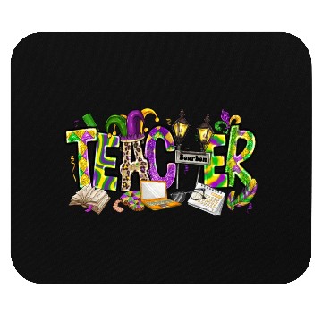 Discover Mardi Gras Teacher Mouse Pads