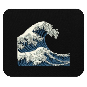 Discover Japanese Kanagawa Wave JDM Mouse Pads