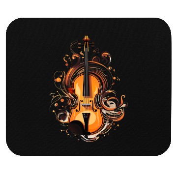 Discover Violinist Violin Music Art Violin Player Mouse Pads