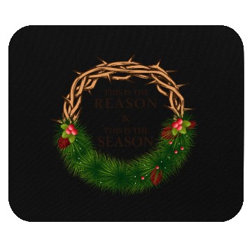 Discover Jesus is King and is the Reason for the Season Mouse Pads