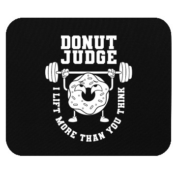 Discover Fitness Donut Funny Donut Gym Mouse Pads