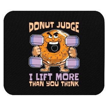Discover Fitness Donut Funny Donut Gym Mouse Pads