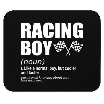 Discover Racing Boy Mouse Pads
