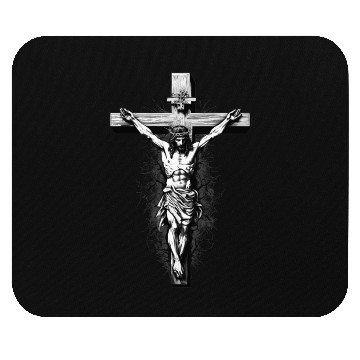 Discover Jesus Christ the Saviour Mouse Pads