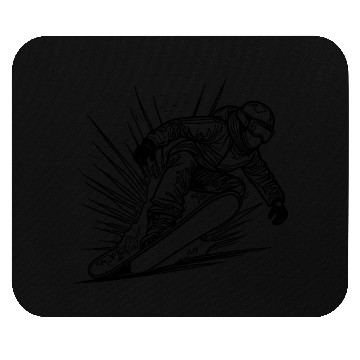 Discover Snowboarding Style Krasser Snowboard Move Mouse Pads