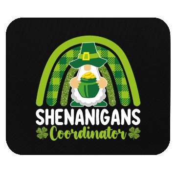 Discover Shenanigans Coordinator Gnomes St Patrick's Day Mouse Pads