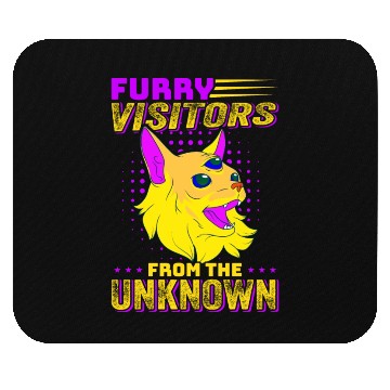 Discover Cat Alien, Aliens, UFO, UAP, Space Unknown Flight Mouse Pads