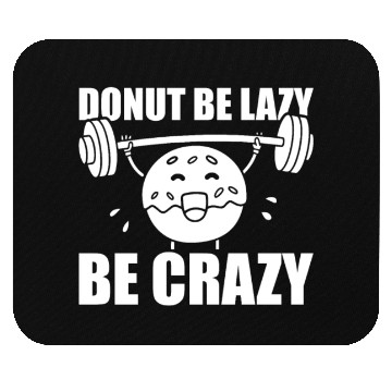 Discover Fitness Donut Funny Donut Gym Mouse Pads