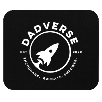 Discover DADVERSE EST 2022 White Logo Mouse Pads