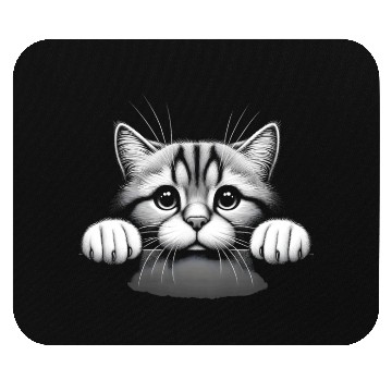 Discover tom cat More Treats 11 - Cute realistic cat Mouse Pads